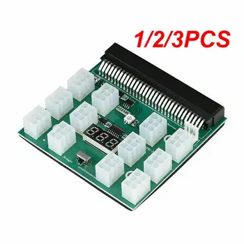 1/2/3PCS LED Zaslon PCIE 12V 64 Pin za 12x 6 Pin Napajanje Server Adapter Odbor za HP 1200W 750W PSU Strežnik GPU