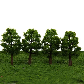 20pcs Postavitev Modela Drevesa Umetnega Mikro Krajine, Zeleni Plastični Obrti Okras Doma Dekor Vrt Dekor DIY Modeli Rekviziti
