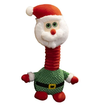 35 CM Dolgim Vratom Smešno Božič Kombinacija Lutka Igrača Santa Claus Elk Snežaka Ustvarjalne Plišastih Igrač Otrokom Božično Darilo za Rojstni dan