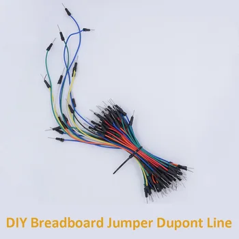 65pcs/Veliko DIY Breadboard Skakalec Dupont Skladu Večnamensko Eksperimentalni Odbor Povezuje Žice Za Elektronske Proizvodnje
