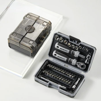 78pcs Rokav Set za Izdelavo Izvijač Izvijač 6.3 mm za Vgradnjo DIY za Gospodinjstvo Orodja za Popravilo Magnetni Vijak Disk Popravilo Ročno Orodje Set