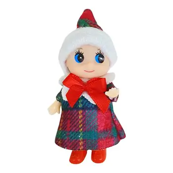 Božič Elf Lutka Ročno Elf Ornament, 4 Palčni Božič Vilini Figurice Zgornji Tabeli Decor Srčkan Rojstni Dan Elf Dekor Edinstvene Počitnice