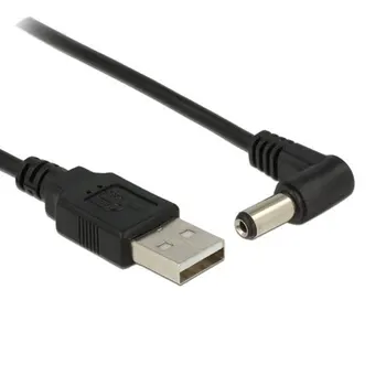 CY CYSM 100 cm USB 2.0 Tip A Moški na Desno pod Kotom 90 Stopnjo 5.5 x 2.1 mm 5 v DC Vtič Sod Priključek za Polnjenje Kabel