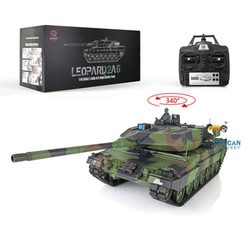 Heng Long 1/16 7.0 RC Plastičnih Ver Leopard2A6 Tank 3889 Pripravljen za Vožnjo Model za Fante na Prostem Igrače, Darila TH17573-SMT8
