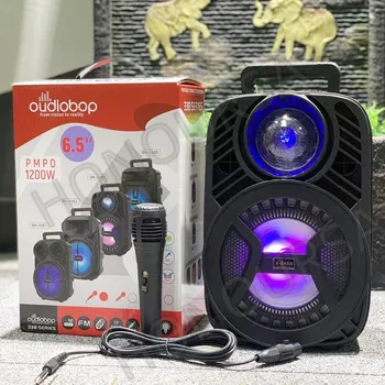 Hi-fi Kakovosti Bluetooth Zvočnik Zunanji Prenosni Glasbeni Center za HiFi Stereo Subwoofer Karaoke Zvok RGB Svetlobe Boom Box Caixa De Som