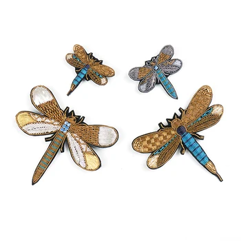 Indijske svile dragonfly vezenje broška temperament si zaslužijo, da deluje v vlogi corsage pin dekorativni joker značke