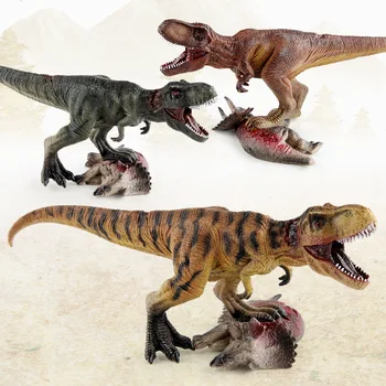 Jurassic Dinozaver Svetu Tyrannosaurus Rex Triceratops Model Figuric Simulacije Dino Miniacture Izobraževanje Dekoracijo Igrače