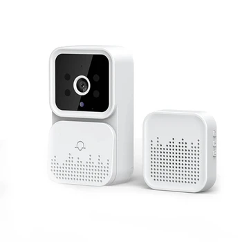 M6 Smart Visual Zvonec ABS Zvonec Ir HD Nočno opazovanje Oddaljenih Interkom Zvonec Za Home Security
