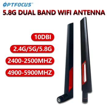 NETONE 10DBI Antene WIFI 2.4 G 5G 5.8 Ghz Dual Band Usmerjevalnik Anten SMA RP-SMA Signal Booster Usmerjevalnik Orodja