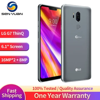 Odklenjena LG G7 ThinQ G710N G710VM 4G LTE Mobilni Telefon 6.1