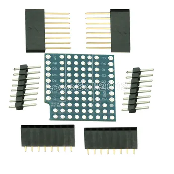 ProtoBoard Ščit za WeMos D1 Mini Dvojno Stranicami Zobec Razširitev Odbor Združljiv za Arduino