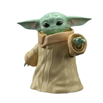 Resnično Parka Star Wars Mandalorian Grogu Yoda Baby Film Znakov Akcijska Figura, Ki Aktivno Skupno Različne Izraze