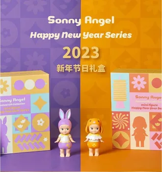Resnično Sonny Angel 2023 New Year ' s Holiday Gift Box Leto Zajec Darilo Srčkan Ornament Tide Igra igrače Lutka za prijatelje