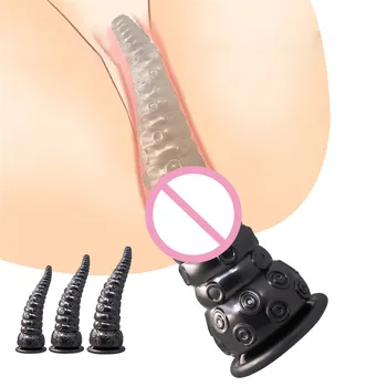 Seksi Lovko Hobotnice Analni Čep Vaginalne Dilator Glava Velike Dildos Anus Expander Butt Plug Stimulator Spolnih Igrač Za Moške, Ženske