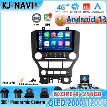 Video Predvajalnik Avto Radio Večpredstavnostnih Za Ford Mustang 6 VI S550 2014 - 2021 Carplay Bluetooth, Kamera Zadaj, Navigacija GPS, Android 13