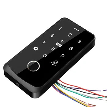 Vroče TTKK NFC Bluetooth Tuya APP Dostop do Nadzora Tipkovnico Nepremočljiva RFID Tipkovnico 13.56 Mhz Biometrični čitalnik Prstnih Dotik Osvetlitev