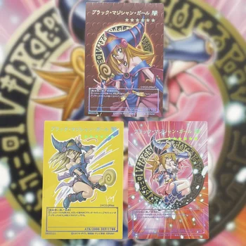 Yu Gi Oh Kartico ACG Black Čarovnik Dekle BMG Kazuki 15. Obletnico Remastered Edition Anime Igre Zbiranje DIY Polno Picture Card