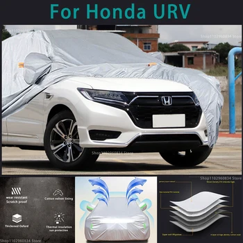 Za Honda URV 210T Nepremočljiva Polno Avto Zajema Prostem Sun uv zaščito Prah, Dež, Sneg Zaščitna Auto Zaščitni pokrov