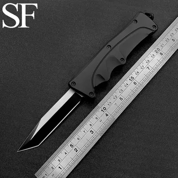 Zunanji Prenosni Taktično samoobrambe Nož z Cink, Aluminij Zlitine Varnost in Anti Slip Design Ročaj 440 Rezilo Kuhinja Orodje