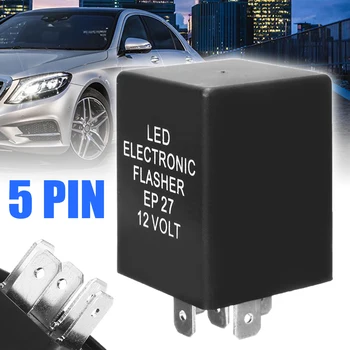 1pc Avto Flasher Relay Stikalo Trajne 5-pin LED Elektronski Releji Praktično Obrnite Signalna luč Blinker Auto Dodatki Notranjost