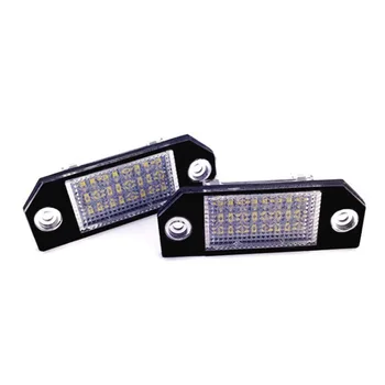 2Pcs 12V LED Številko registrske Tablice Svetloba Svetilke Za Ford Focus C-MAX MK2 03-08 Zunanjost Dodatki Tablice Luči Kakovosti