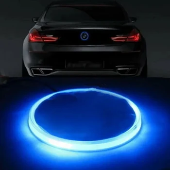 82mm Avto Nepremočljiva Ozadju Rep Značko Emblem Logotip LED Luči Svetilka Nalepke Auto Emblemi za BMW (Značko Vključene)