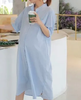 Oblačila Porodniškega sivo Noseča Baby Nakladanje 2022, Smešne Ženske T Shirt Dekle Majica Nova Mama Velika Velikost