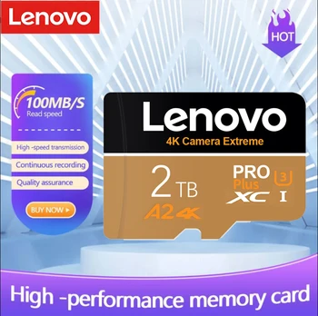 Original Lenovo 128GB Mikro TF Kartico SD 256GB 512GB 1TB 2TB Pomnilniško Kartico Carte Mikro Telefona/Računalnika/Kamera Hitra Dostava