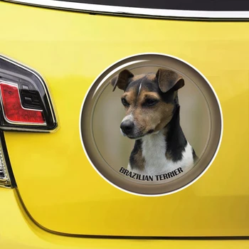 S61970# Brazilski Terier Pes samolepilne Nalepke Avto Nalepke Nepremočljiva Auto Decors na Odbijač Zadaj Okno Laptop Izberite Velikost
