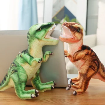 Simulacija Dinozaver Plišastih Igrač Polnjene Veren Gozdne Živali Lutka Igrače Za Otroke, Hišne Dekoracijo Fantje Darilo