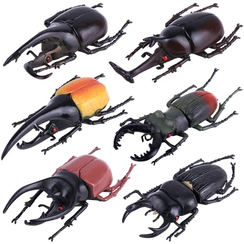 Simulacija Modela Beetle Igrača , Smešno Živali, Rogom, Mehko Žuželke, Poučevanje Naravoslovja, Rekviziti, Izobraževalne Igrače, 5 Kos na Set