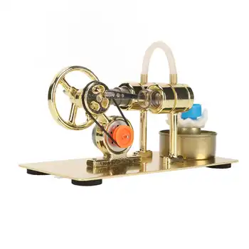 Stirling Motor Model Komplet Novih Zanimivih Stirling Znanstvenih Fizikalni Model z LED Luč za Učenje Rekviziti Darila
