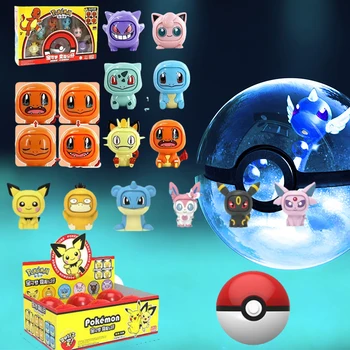 Veliko nastavite Pokemon Gengar Gacha pokeball Obraz spremembe številke akcijski Anime model funto igrače nagrado zbirka Božično darilo za Rojstni dan