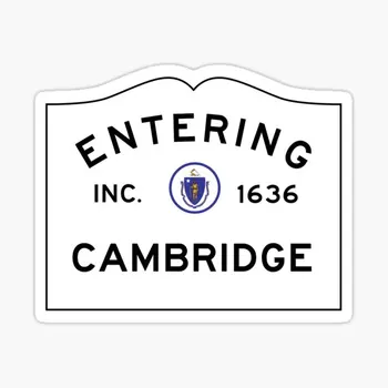 Vnos Cambridge Zveza Mas 5PCS Avto Nalepke za motorno kolo Prtljage Umetnosti Laptop Srčkan Okno Natisni Odbijača