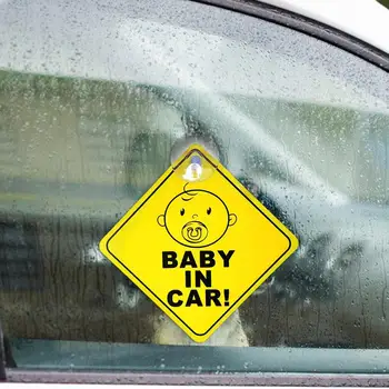 Vremensko Avto Baby Emblem Avto Nalepko Baby Vremensko Baby Opozorilne Nalepke Preprosto Namestiti Ostankov brezplačno Odstranjevanje za Avtomobile