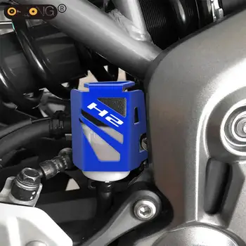 Za Kawasaki H 2 H 2 H2 H2R leta 2015 ali 2016 Motornih Zadnja Zavora Črpalka Tekočine Rezervoar za Olje Pokal Rezervoar Straže Kritje Zaščitnik CNC Aluminija