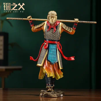 【 Qi Tian Da Sheng Sonce Wukong 】 Vse baker ročno izdelani okraski, obrtne delavnice, ustvarjalne dekorativno blago za pisarniške mize
